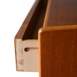 Vintage Scandinavian teak bedside table with drawer, 1960s