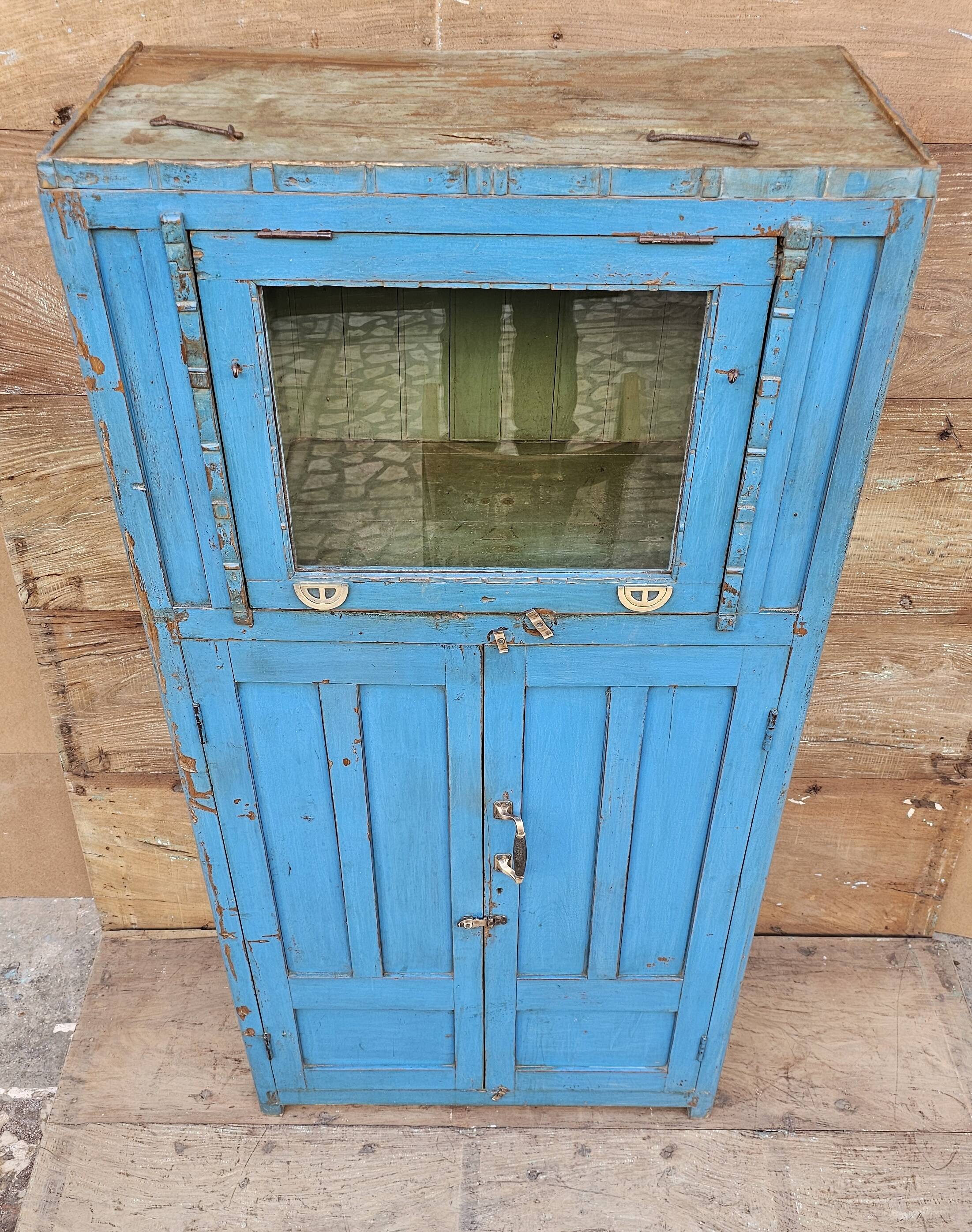 Vintage Art Deco radio cabinet in Burmese teak.