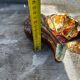 Vintage ceramic seashell trinket tray from Vallauris, 20/17 cm