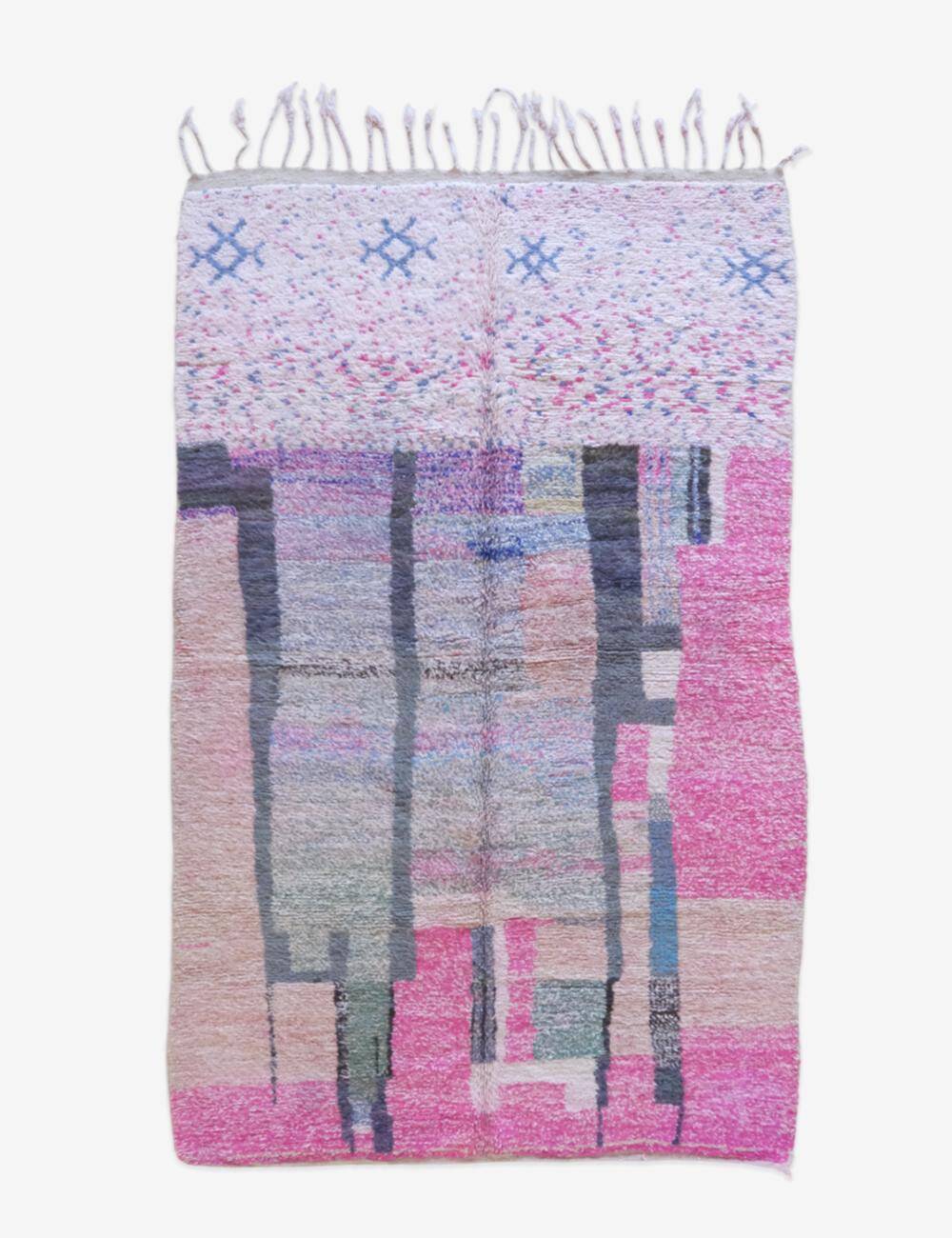 Tapis Berbère aux couleurs pastel - 284 x 172 cm