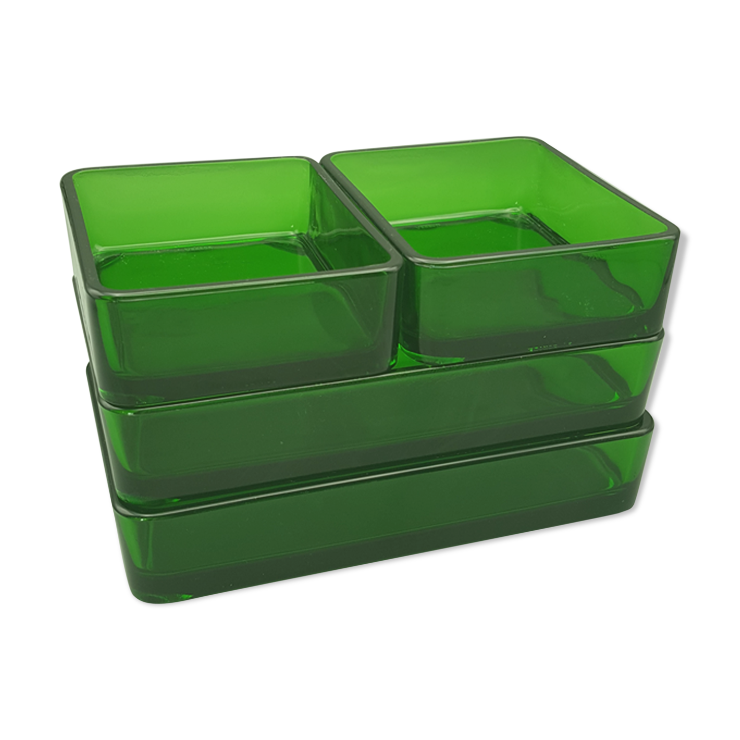 Ravines Vereco stackable rectangular vintage 60s 70s