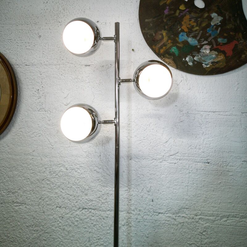 Floor lamp "eye ball" tulip foot