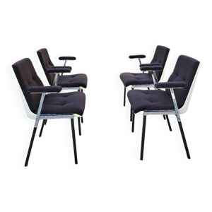 4 Chaise salle à manger - allibert 1970
