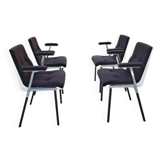4 Allibert dining room chairs 1970