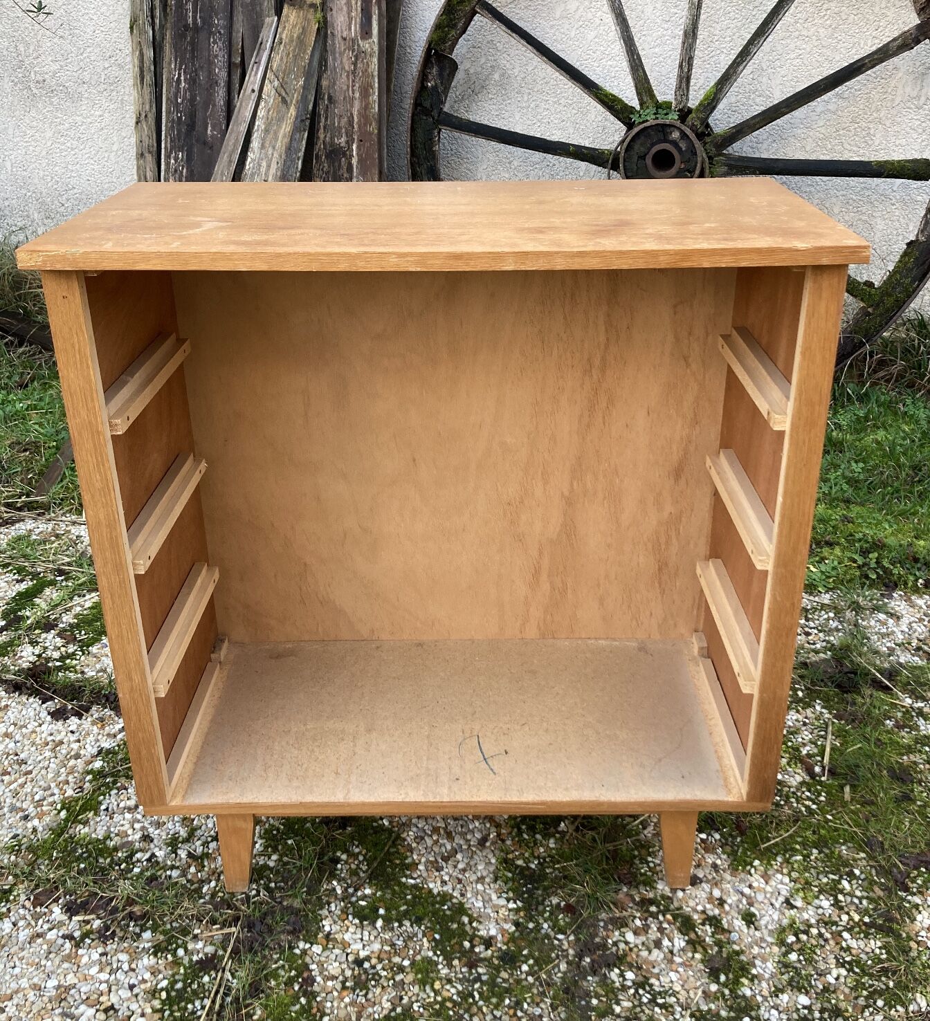 Commode pieds compas vintage