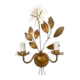 Mid-20th century flower wall light