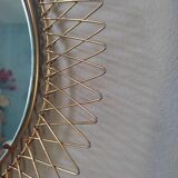 Retractable sun mirror, 34x27 cm