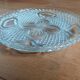 Chiseled glass dish
