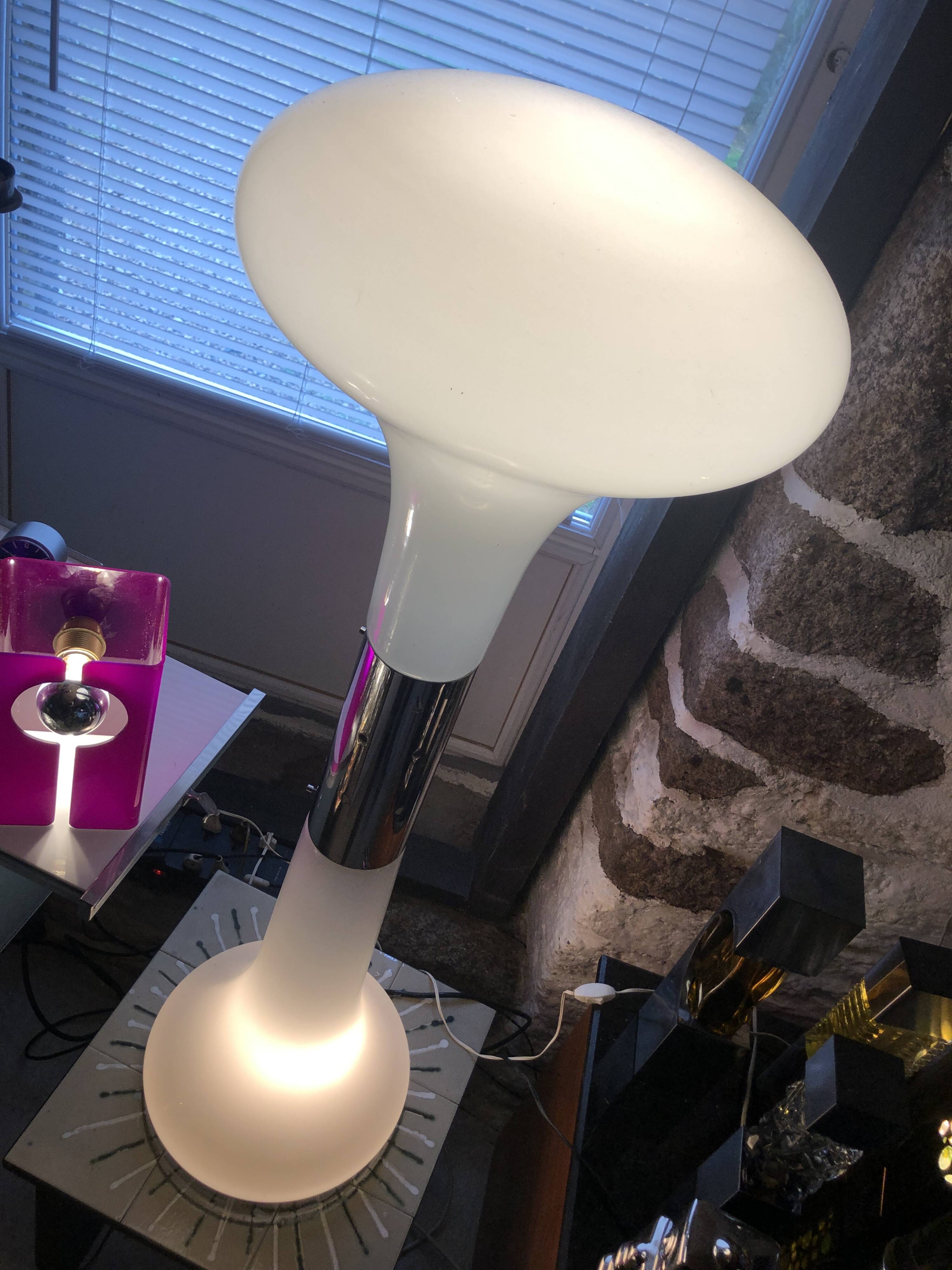 Vintage Floor Lamp • Birillo • attributed to Carlo Nason • Mazzega • Murano • Space Age • 1970