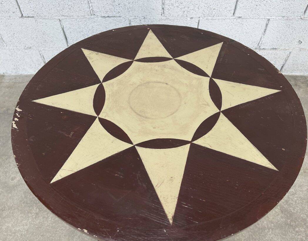 Thonet beech pedestal table from the 1900s