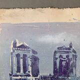 Monotype Bleu  Notre Dame de Paris Issu de collection privé