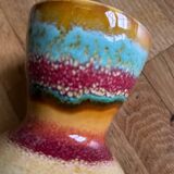 Petit vase rayé vintage