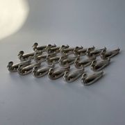 18 porte-couteaux en métal Canard