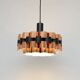 Copper lamp by Werner Schou for Coronell Elektro, 1970s