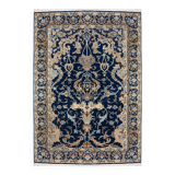 Tapis d'orient iran kashan - fait main : 1, 42 x 2.00 mètres en Laine et Soie