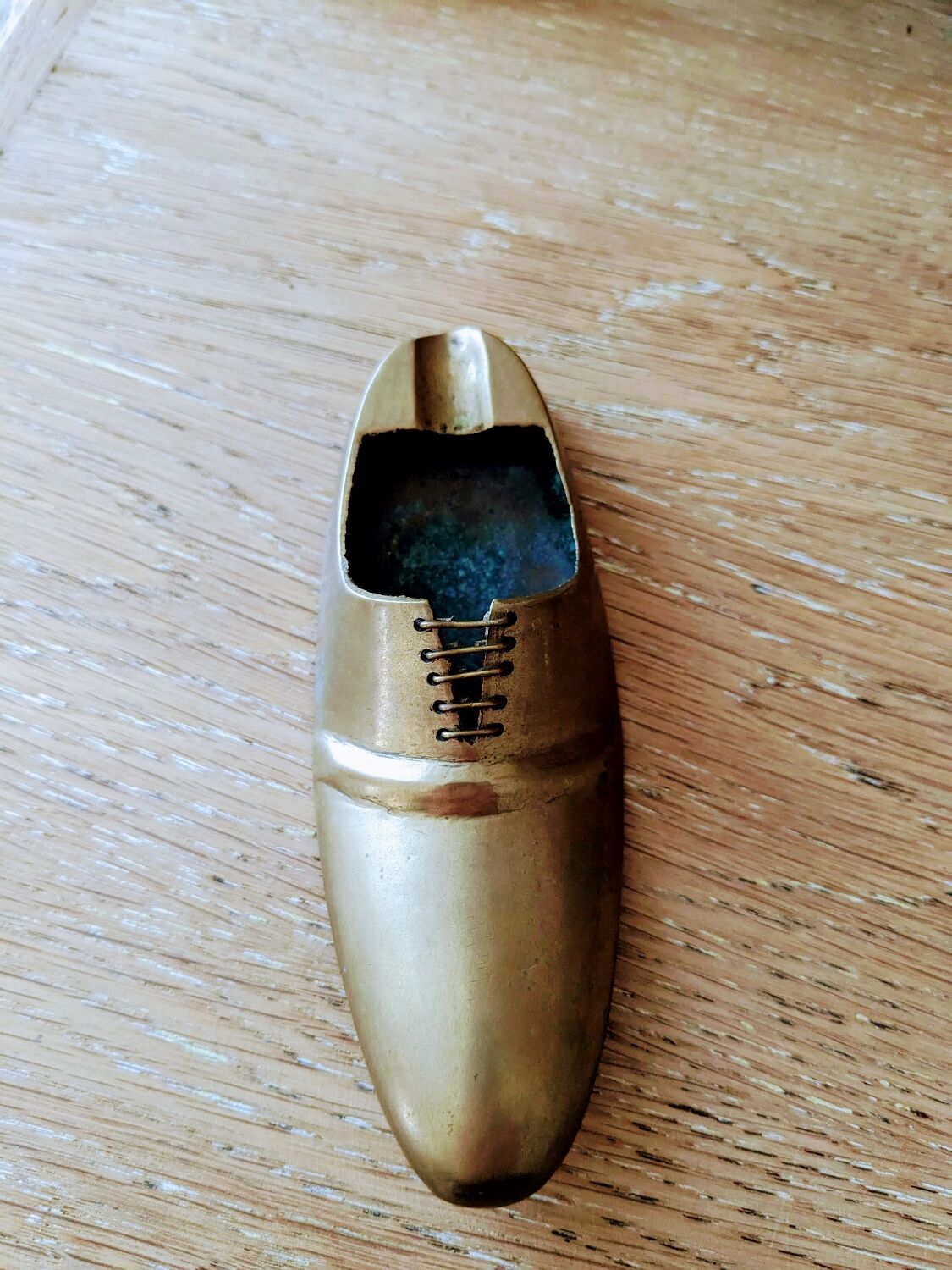 Vintage brass ashtray