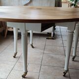 Half-moon table
