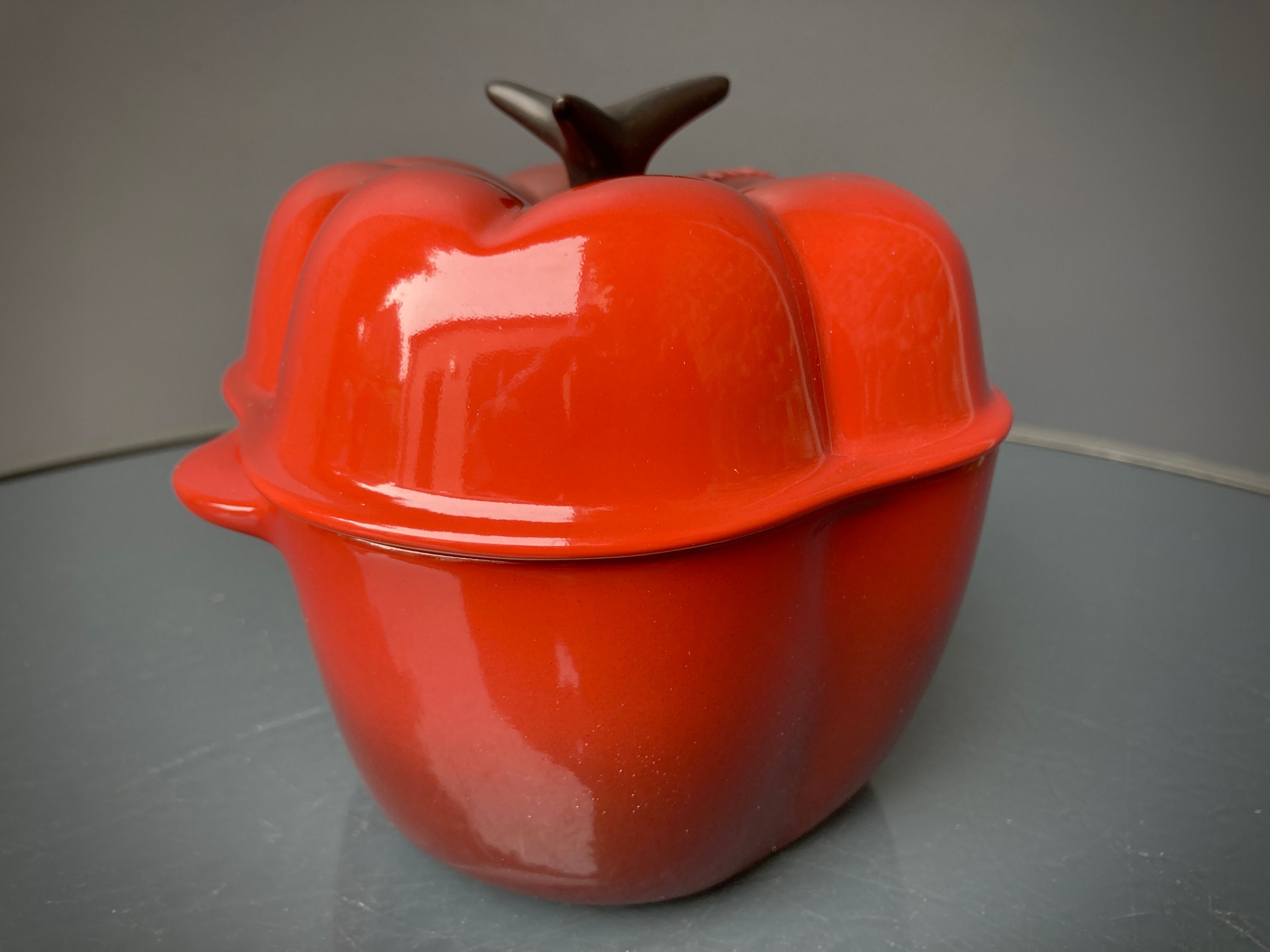 Four Le Creuset ceramic casseroles