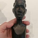 Bust African man and woman