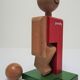 wooden toy footballer design P. Schweizer for Naef Switzerland