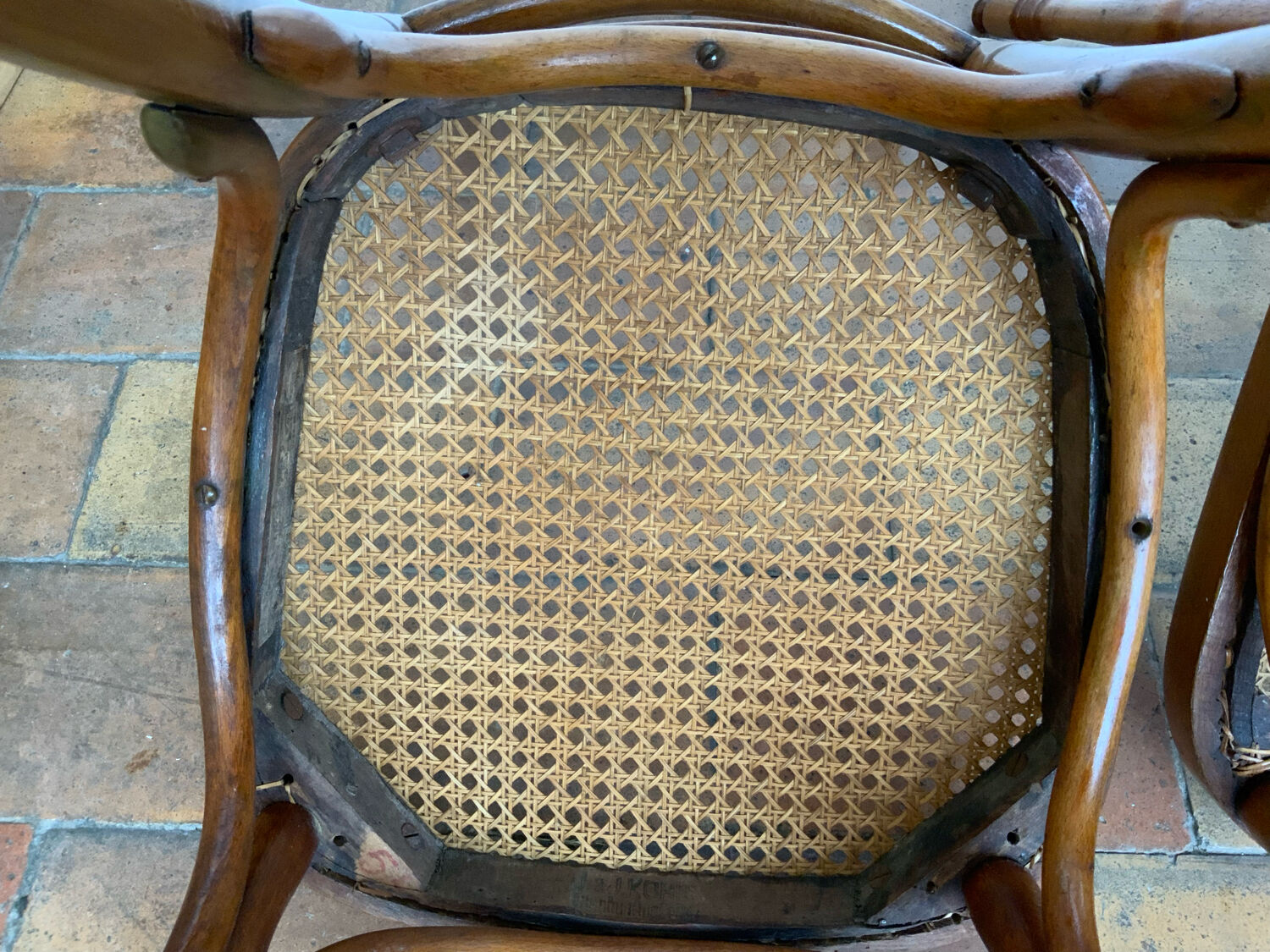 Pair of chairs bistrot