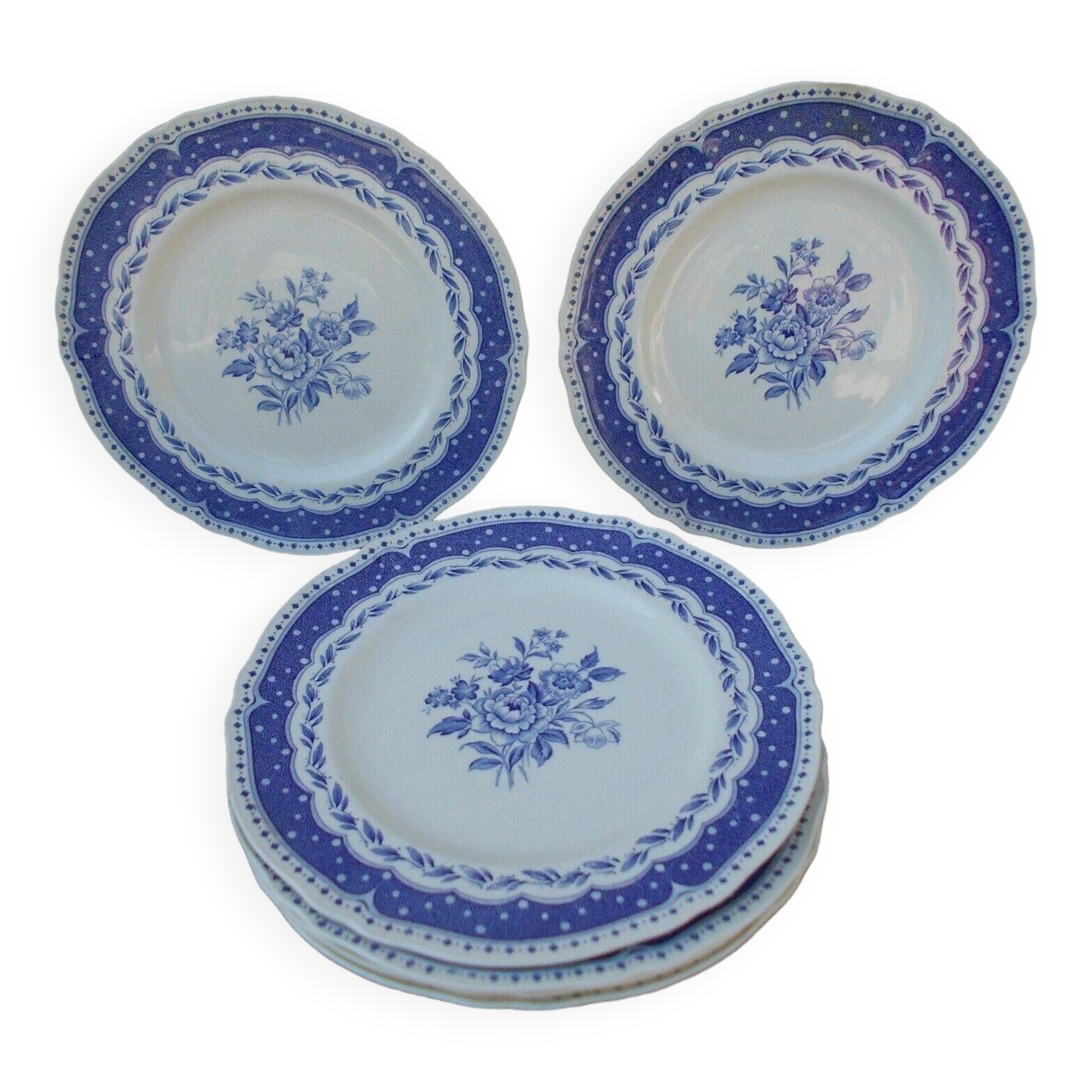 Grindley England Avon 6 dinner plates