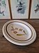 Oval stoneware plate - floral pattern - made in Italy?