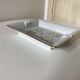 Old rectangular Limoges Porcelain Ashtray: Leaf designs signed GP