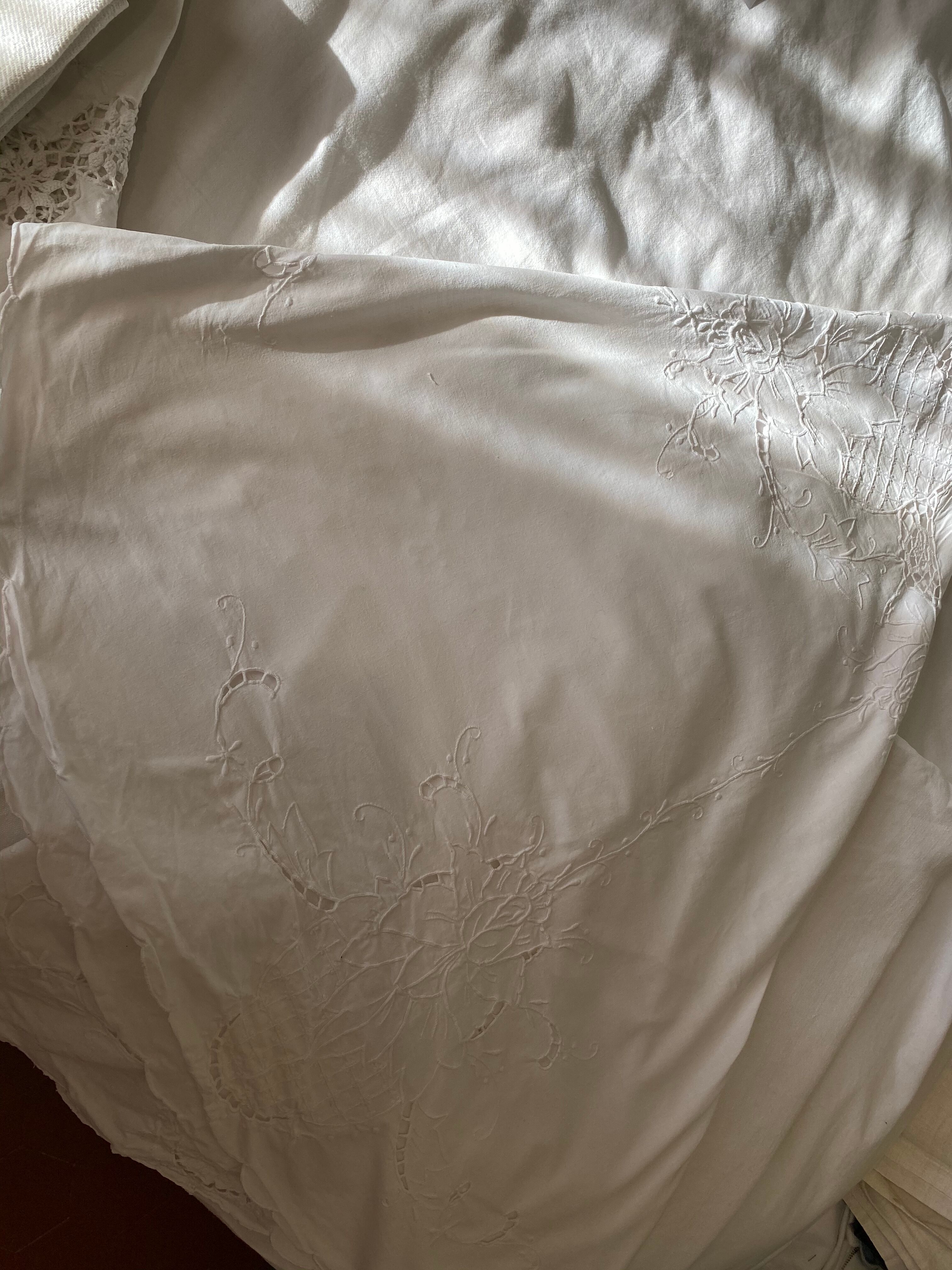 Nappe ronde en coton