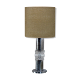 Lampe cristal et chrome par Kosta Boda
