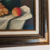 Still life with fruit signed Leroux