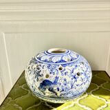 Vase pique flowers monochrome blue decoration