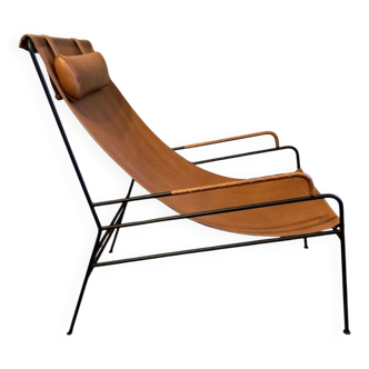 Fauteuil chilienne cuir AMPM