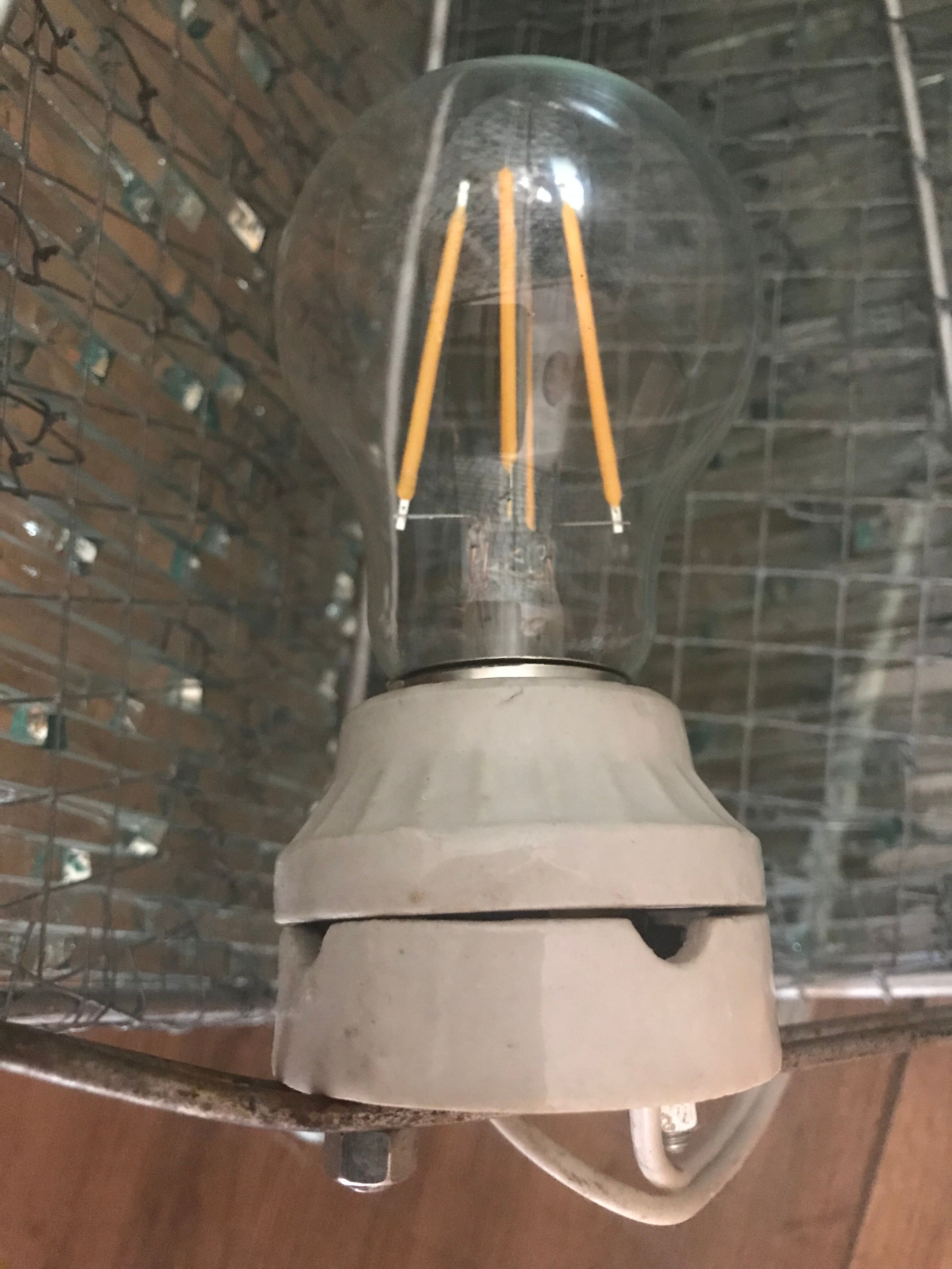 Stacked glass pyramid lamp, 1970