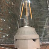 Stacked glass pyramid lamp, 1970