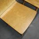 Set of 4 vintage wooden dining chairs in mid-century modern style, Europe, 1970s.