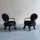 Pair of limited edition lounge chairs by Olivier De Schrijver for Ode’s Design
