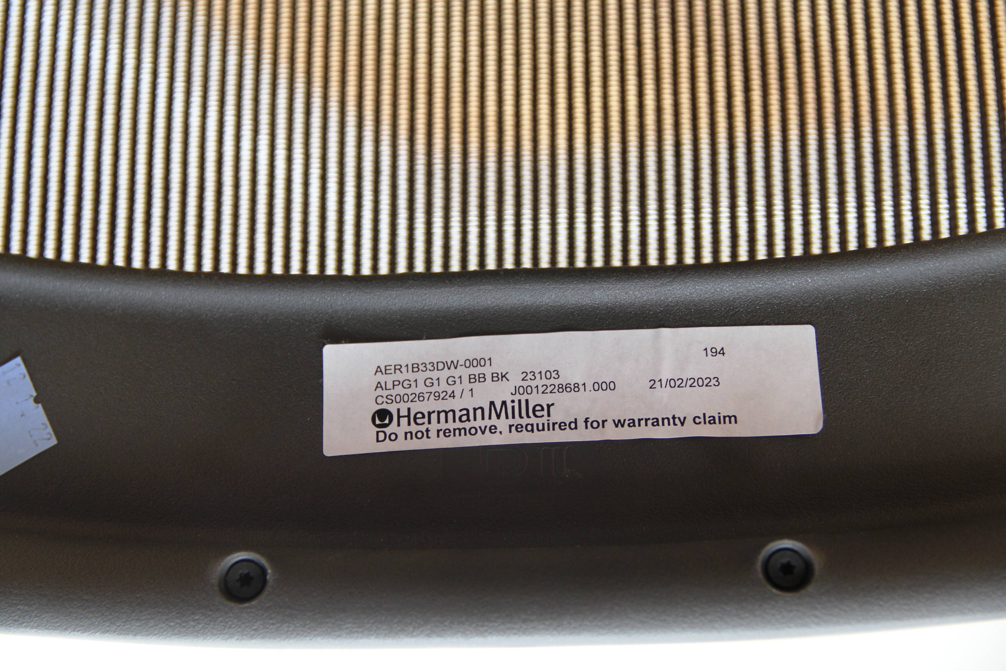 Aeron office chair, Herman Miller