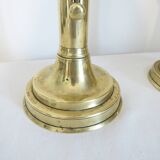 Pair of brass candlesticks