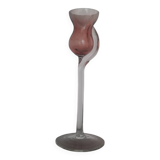 Designer glass candle holder