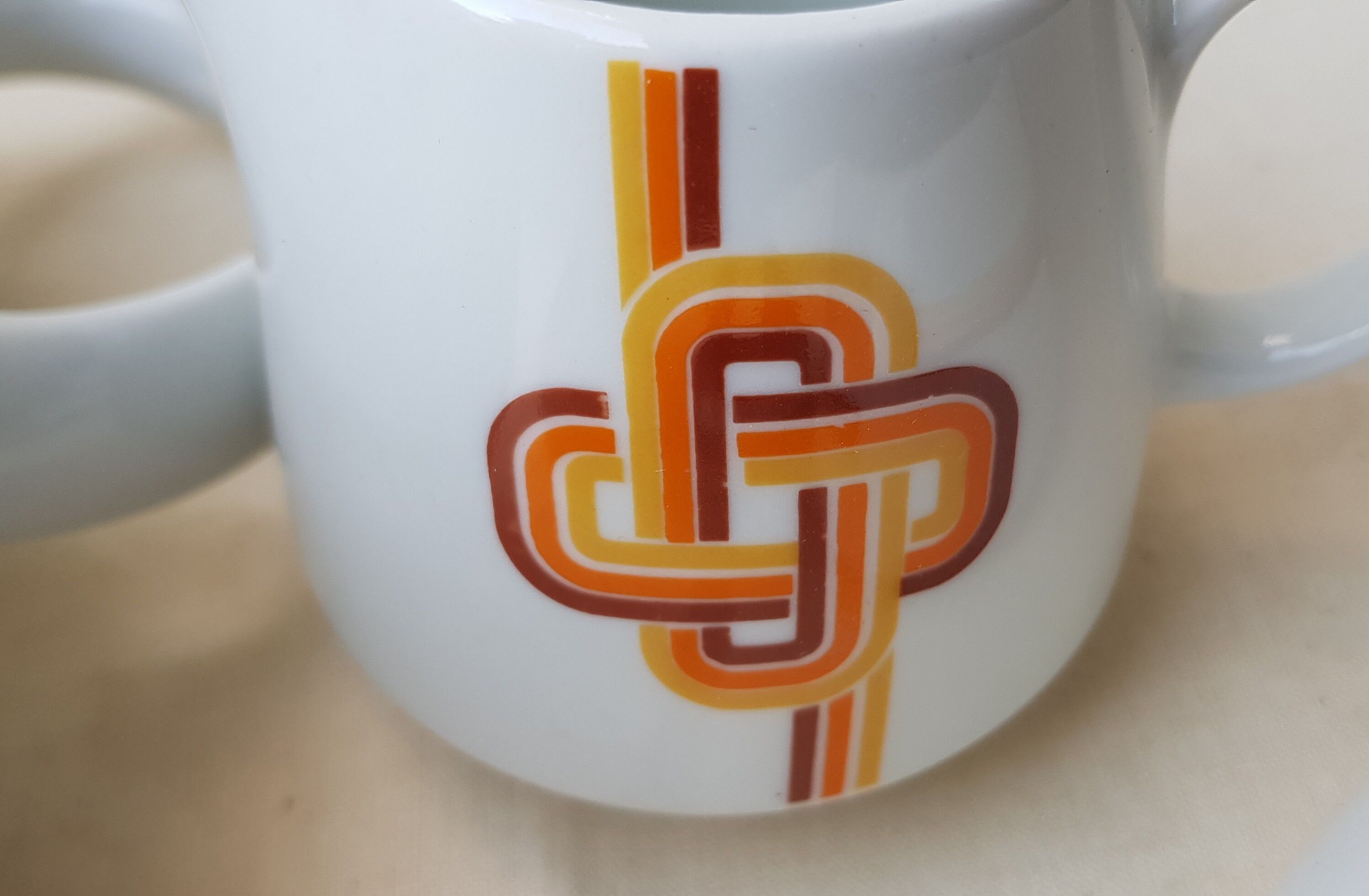 70's coffee maker, sugar bowl and milk pot