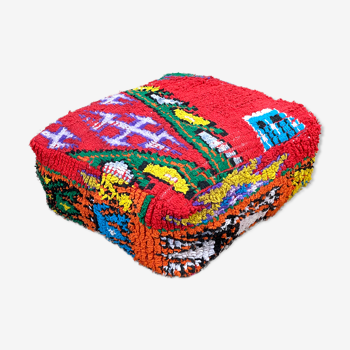 Pouf kilim marocain