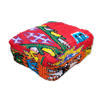 Pouf kilim marocain