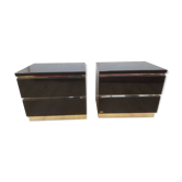 Laquered bedsides Éric Maville