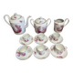 Limoges: 15-piece porcelain coffee service