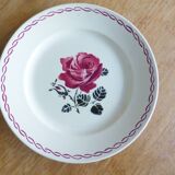 1 assiette plate vintage de Badonviller modèle Germaine