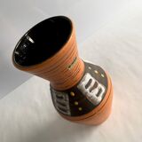 Vintage West German Vase with fat lava glaze