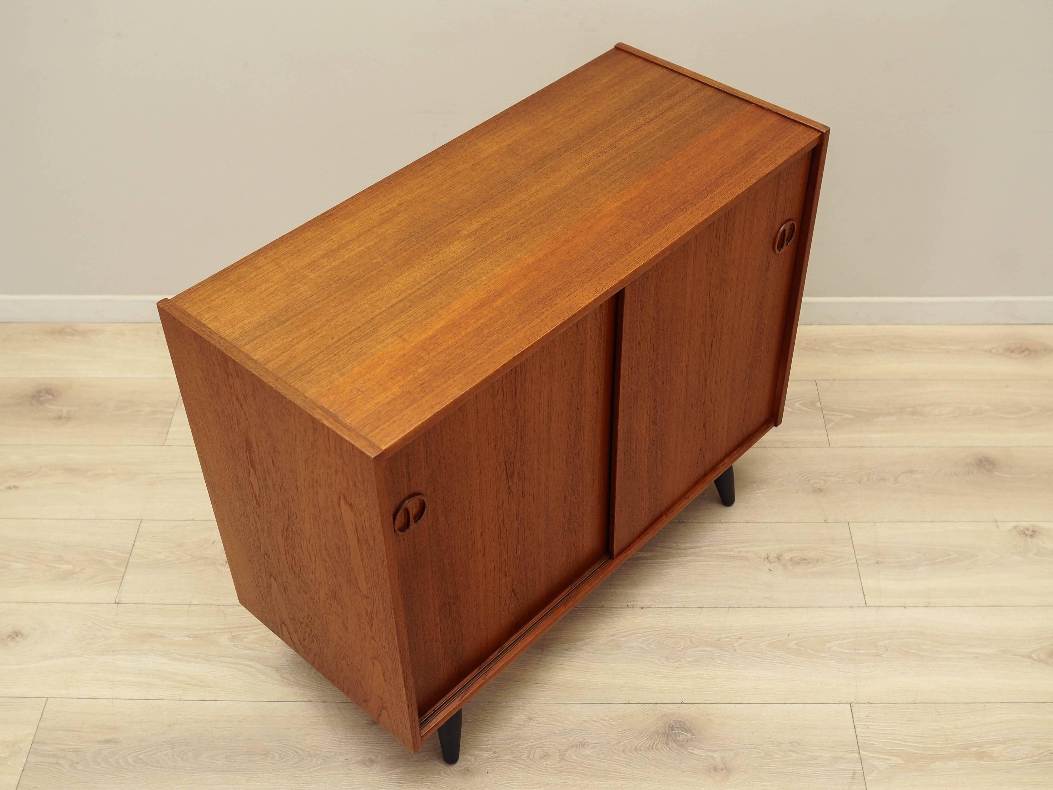Teak cabinet, Danish design, 1970s, production: Denmark