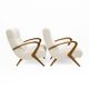 Attribute to Paolo Buffa Mid-century Modern Italian Bouclè Armchairs, Pair
