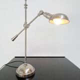 Silver coloured Bocx table lamp, 1980s